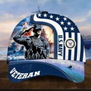 Premium Honoring All Who Served US Veterans Cap, Hat Gifts For Independence Day, Veterans Day APVC210601 - Image 12