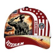Premium Honoring All Who Served US Veterans Cap, Hat Gifts For Independence Day, Veterans Day APVC210601 - Image 36