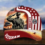 Premium Honoring All Who Served US Veterans Cap, Hat Gifts For Independence Day, Veterans Day APVC210601 - Image 36