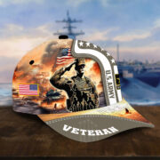 Premium Honoring All Who Served US Veterans Cap, Hat Gifts For Independence Day, Veterans Day APVC210601 - Image 2