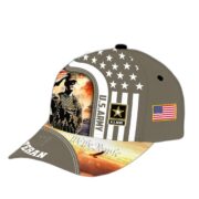 Premium Honoring All Who Served US Veterans Cap, Hat Gifts For Independence Day, Veterans Day APVC210601 - Image 4