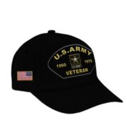 Premium US Army Veteran Embroidered Cap, Gifts for Army Veteran, Gifts for Father's Day, Veterans Day VPVC301001 - Image 2