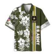 Premium Custom Name, Rank US Army Hawaiian Shirt With Pocket, Gifts For Veterans Day, Father's Day, Gifts for Army Veteran VPVC401401