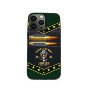 Premium Custom Name, Rank US Army Phone Case, Gifts For US Army Veteran, Gifts For Veterans Day, Father's Day VPVC500701 - Image 2