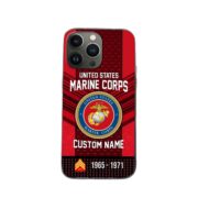 Premium Custom Name, Rank USMC Veteran Phone Case, Gifts For Veterans Day, Father's Day, Gifts For USMC Veteran VPVC500803 - Image 2