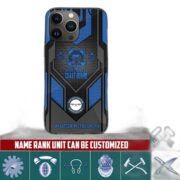 Premium Custom Name, Rank USCG Veteran Phone Case, Gifts For Coast Guard Veteran VPVC500205