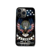 Premium Custom Name, Rank Army Veteran Phone Case, Gifts For Army Veteran, Gifts For Dad, For Husband VPVC500501 - Image 2