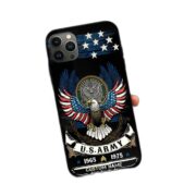 Premium Custom Name, Rank Army Veteran Phone Case, Gifts For Army Veteran, Gifts For Dad, For Husband VPVC500501 - Image 3
