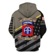 Premium 82nd Airborne Division Veteran Zip Hoodie VPVC603102 - Image 3