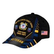 Premium Custom Name, Rank, Years Of Service US Veterans Cap BPVC060801 - Image 31