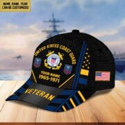 Premium Custom Name, Rank, Years Of Service US Veterans Cap BPVC060801 - Image 31