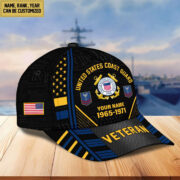 Premium Custom Name, Rank, Years Of Service US Veterans Cap BPVC060801 - Image 30