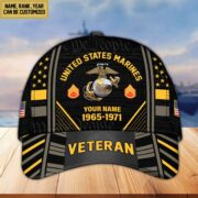 Premium Custom Name, Rank, Years Of Service US Veterans Cap BPVC060801 - Image 20