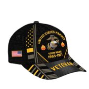 Premium Custom Name, Rank, Years Of Service US Veterans Cap BPVC060801 - Image 21