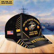 Premium Custom Name, Rank, Years Of Service US Veterans Cap BPVC060801 - Image 21