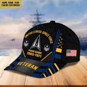 Premium Custom Name, Rank, Years Of Service US Veterans Cap BPVC060801 - Image 34