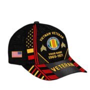 Premium Custom Name, Rank, Years Of Service US Veterans Cap BPVC060801 - Image 39