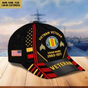 Premium Custom Name, Rank, Years Of Service US Veterans Cap BPVC060801 - Image 39