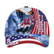 Premium 82nd Airborne Division Veteran Cap, Gifts for Dad, for Husband VPVC003202