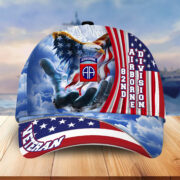 Premium 82nd Airborne Division Veteran Cap, Gifts for Dad, for Husband VPVC003202