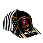 Premium 82nd Airborne Division Veteran Cap, Gifts for Dad, for Husband VPVC003302 - Image 2