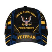 Premium Proudly Served US Veterans Cap, Gifts For Veterans Day BPVC160801 - Image 11