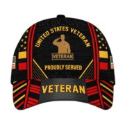 Premium Proudly Served US Veterans Cap, Gifts For Veterans Day BPVC160801 - Image 32