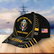 Premium Proudly Served US Veterans Cap, Gifts For Veterans Day BPVC160801 - Image 7