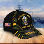 Premium Proudly Served US Veterans Cap, Gifts For Veterans Day BPVC160801 - Image 3