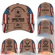 Premium US Veterans Cap, Gifts For Veterans Day APHN140811
