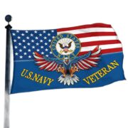 Unique U.S. Navy Veteran Grommet Flag PVC191106 - Image 4