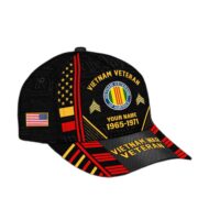 Premium Vietnam War Veteran Cap, Gifts for Vietnam Veteran VPVC200810 - Image 2