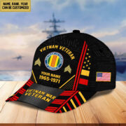 Premium Vietnam War Veteran Cap, Gifts for Vietnam Veteran VPVC200810 - Image 3