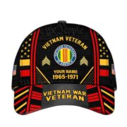 Premium Vietnam War Veteran Cap, Gifts for Vietnam Veteran VPVC200810