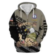 Premium All Gave Some Some Gave All US Veterans Zip Hoodie, Gifts For Veterans Day BPVC210801 - Image 4