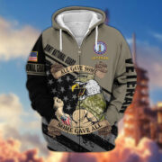 Premium All Gave Some Some Gave All US Veterans Zip Hoodie, Gifts For Veterans Day BPVC210801 - Image 4