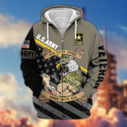 Premium All Gave Some Some Gave All US Veterans Zip Hoodie, Gifts For Veterans Day BPVC210801 - Image 2
