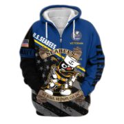 Premium All Gave Some Some Gave All US Veterans Zip Hoodie, Gifts For Veterans Day BPVC210801 - Image 9