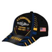 Premium Custom US Submarine Veteran Cap, Gifts for Veterans Day BPVC220810 - Image 3