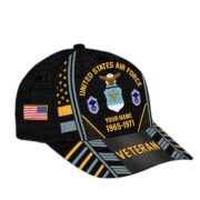 Premium Custom Name, Rank, Years Of Service US Veterans Cap BPVC060801 - Image 24