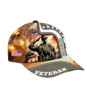 Premium Disabled American Veterans Cap, Gifts for Dad, for Husband VPVC004302 - Image 2