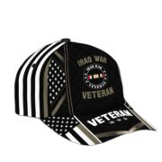 Premium Iraq War Veteran Cap, Gifts for Veteran, Gifts for Dad, for Husband VPVC004203 - Image 2