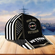 Premium Iraq War Veteran Cap, Gifts for Veteran, Gifts for Dad, for Husband VPVC004203 - Image 2