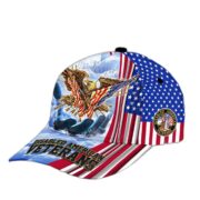 Premium Disabled American Veterans Cap, Gifts for US Veteran, Gifts for Dad, for Husband VPVC004402 - Image 3