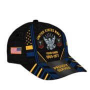 Premium US Navy Veteran Custom Cap, Gifts for Navy Veteran, Gifts for Dad, Gifts for Husband VPVC004702 - Image 2