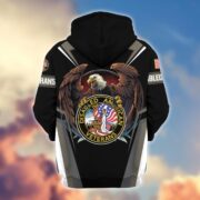 Premium Disabled American Veterans Zip Hoodie, Gifts For US Veterans VPVC603302 - Image 2