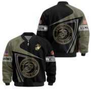 Premium US Veterans Bomber Jacket BPVC060901, Gifts For US Veterans, Gifts For Veterans Day - Image 22