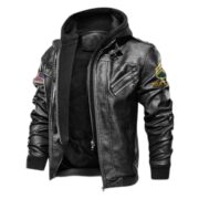 US Army Leather Jacket VPVC700301, Custom Name, Rank, Gifts For Army Veteran - Image 2