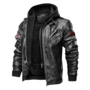 Premium US Navy Leather Jacket VPVC700402, Gifts For Navy Veteran - Image 2