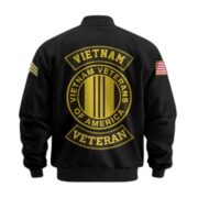 Premium Vietnam Veteran Bomber Jacket VPVC800206, Custom Name, Rank, Gifts For Vietnam Veteran - Image 3